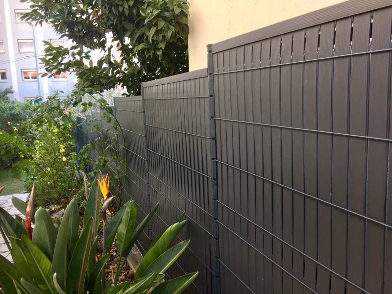 Clôture métallique jardin Vallauris